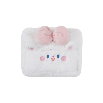 Cute Plush Car Tissue Box | Car tissue box/set - rabbit-fur-tissue-box-bunny