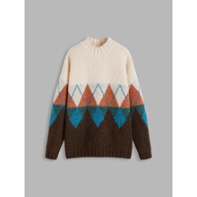 H 34765 Semi High Neck Winter Sweater ����챣ůë�� �羳ר