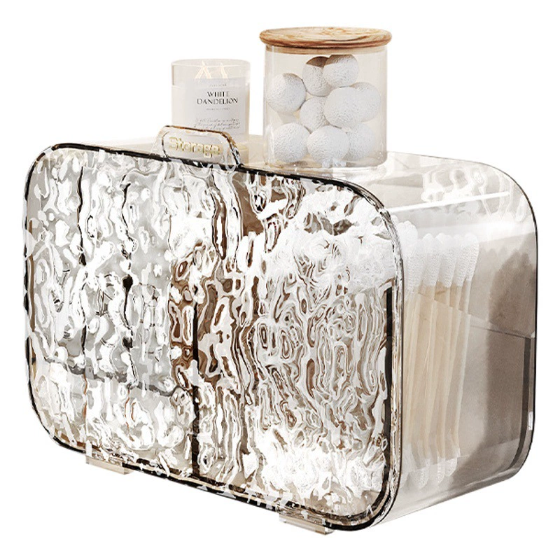 Хлопок для хранения коробки для ванной без перфорации настенная подставка для подставки для тампона