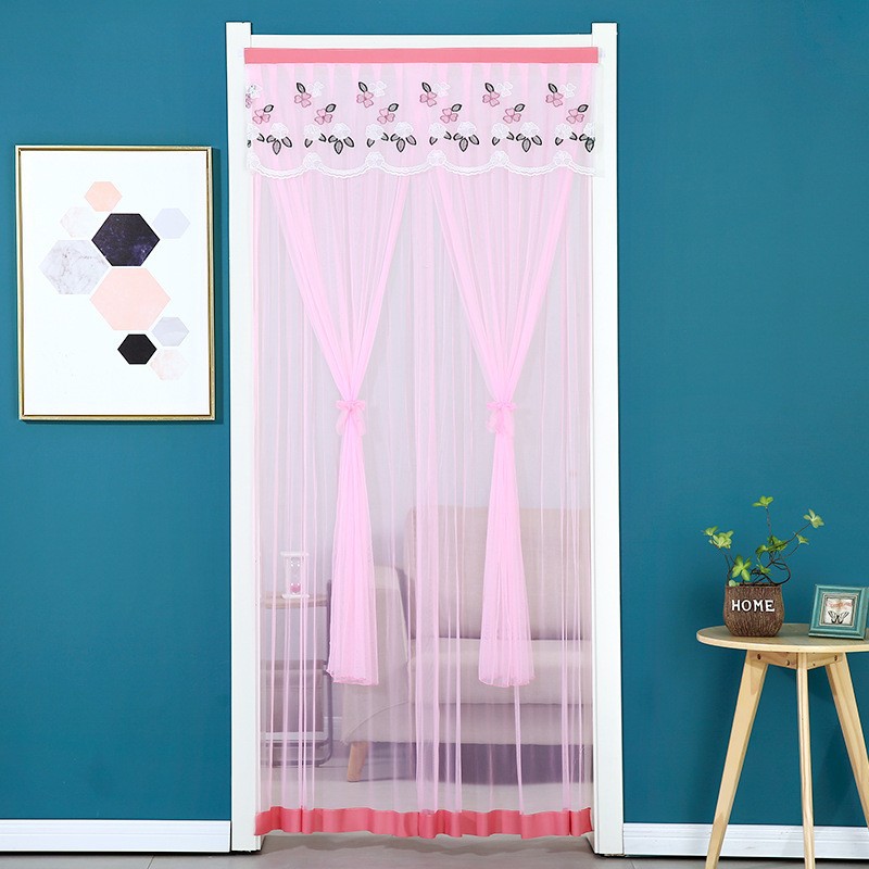 꽃 핑크 원사 더블 레이어 벨크로 보내기