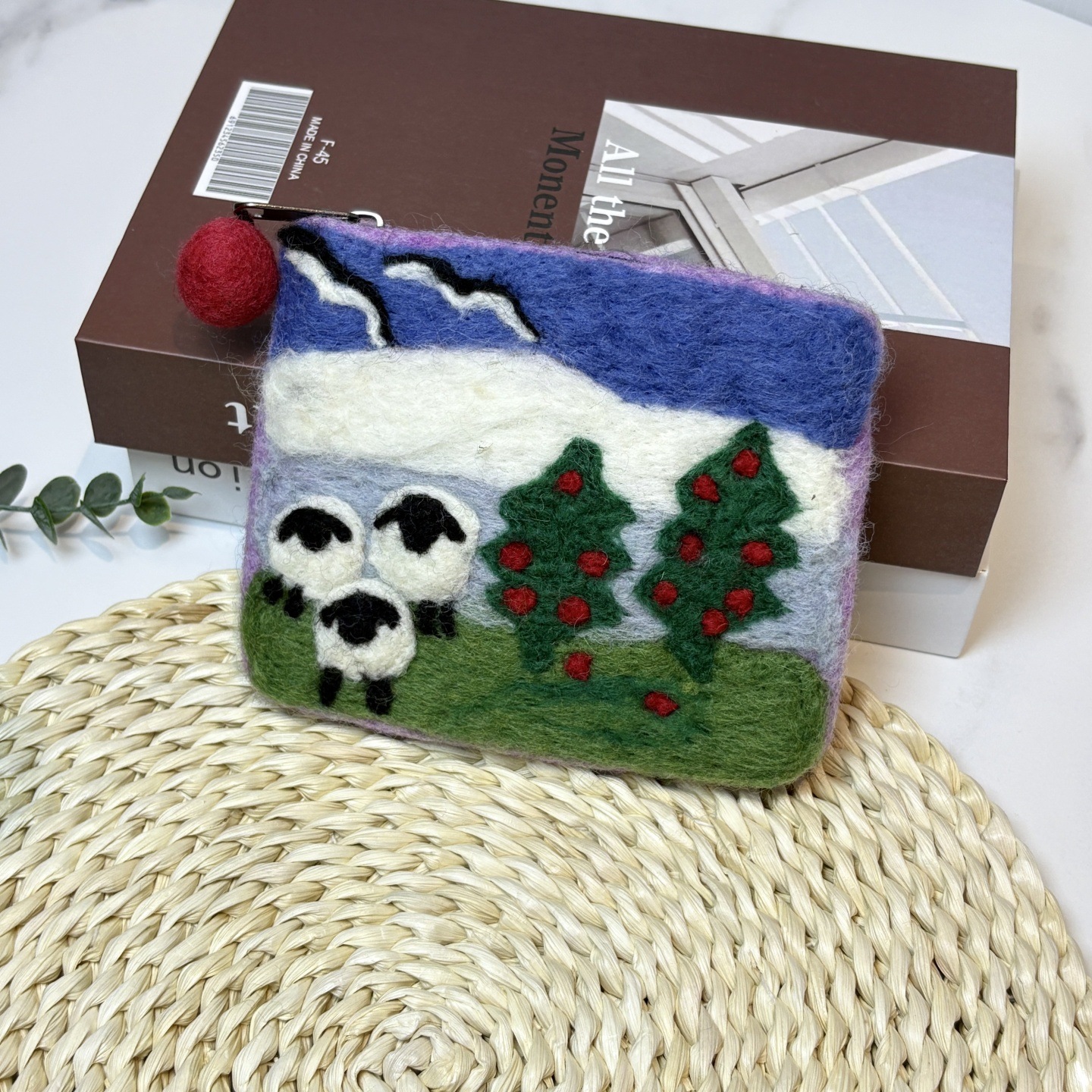 설산 옆 세 마리 양 - 동전 지갑