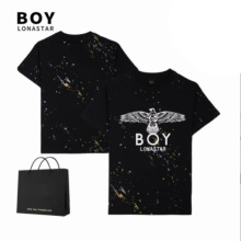 夏季BOY LONASTAR绿野仙踪短袖时尚圆领情侣潮牌T恤宽松男女同款