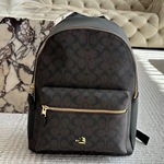 c家经典双肩背女新款时尚百搭大容量简约休闲旅行包大号男女通用