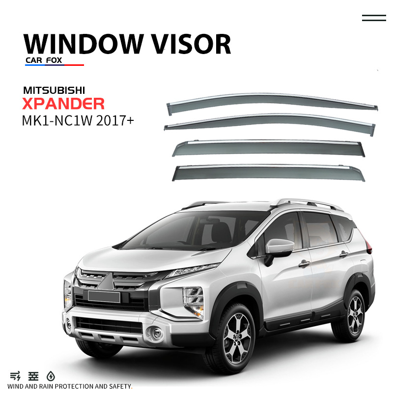For Mitsubishi xpander rain and shine rain board rain eyebrow xpander Window visor