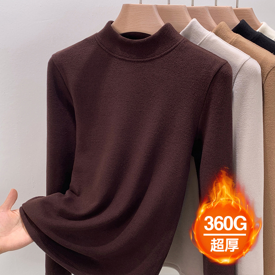 커피색 차이나 칼라 [업그레이드 두께 극세사 기모]