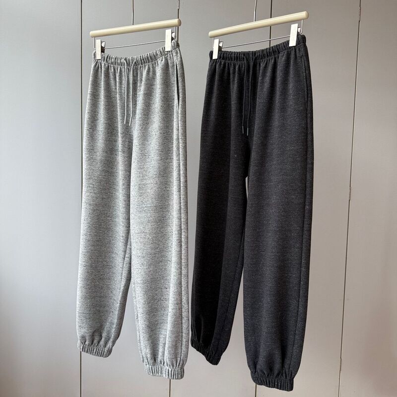 Starry Sky Flower Yarn Color Stereo Tailoring! Wool + Lyocell Elastic High-Waisted Soft Loose Cuffed Casual Pants for Women Starry Sky Flower Yarn Color Stereo Tailoring! Wool + Lyocell Elastic High-Waisted Soft Loose Cuffed Casual Pants for Women