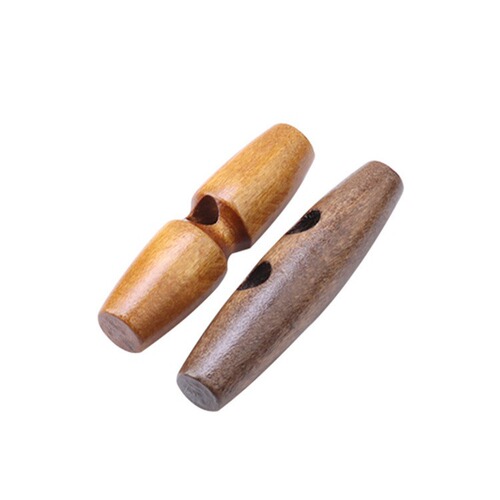 Wooden horn-button versatile buttons for men's and women's coats, trench coats, and outerwear—also perfect for children's clothing and sweaters! Olive-colored button accessories.