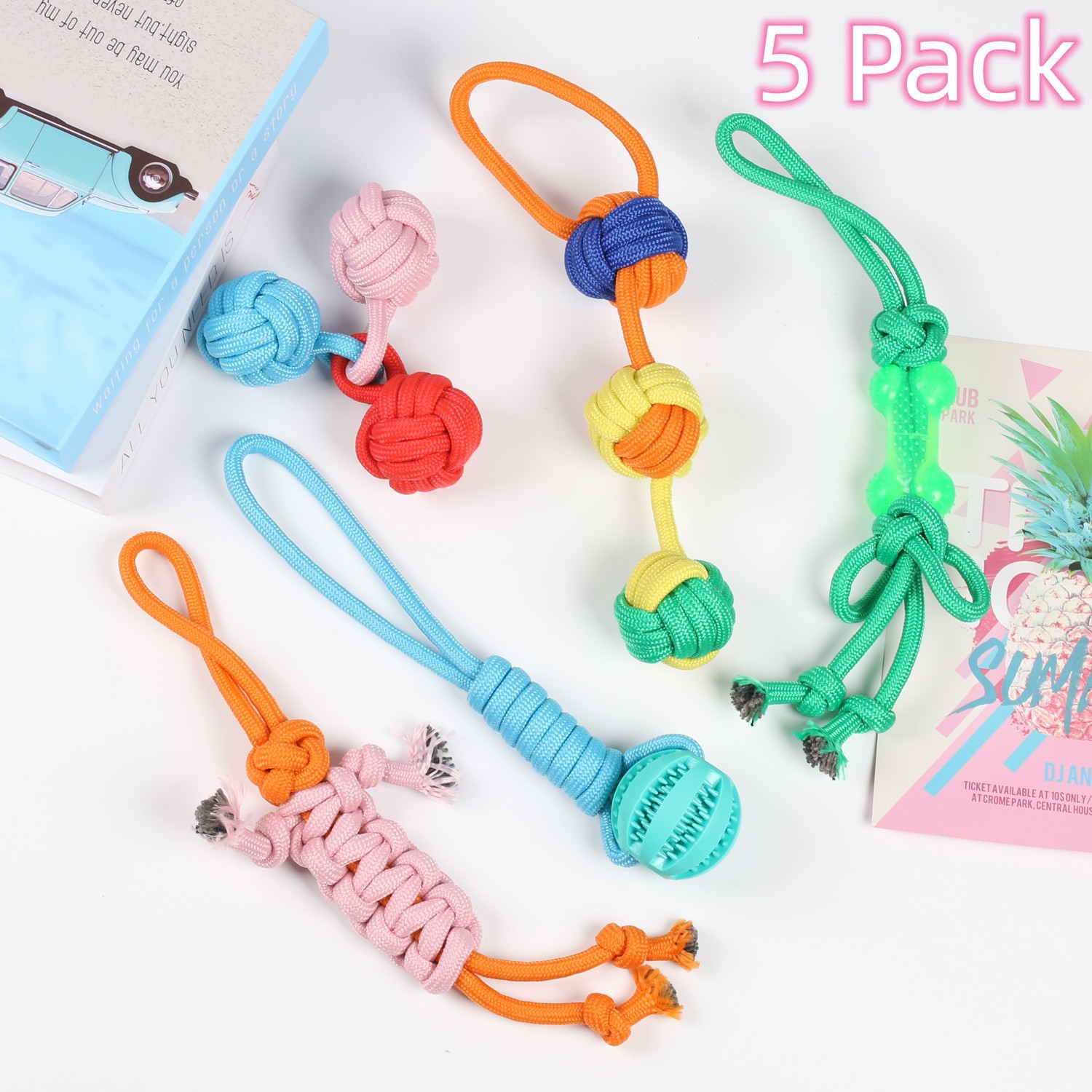 Juguetes para perros tejidos de polipropileno personalizados del fabricante