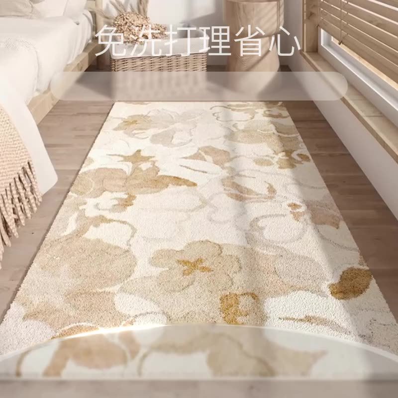 침실 침대 옆 담요, 가정용 두꺼운 인조 캐시미어 아기 낙상 방지 매트, 실내 발코니 미끄럼 방지 보냉 창문 매트