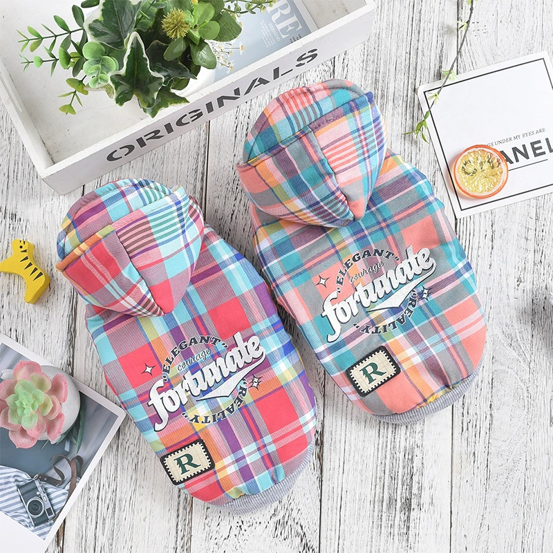 Одежда для домашних животных спот оптом классическая клетчатая шапка