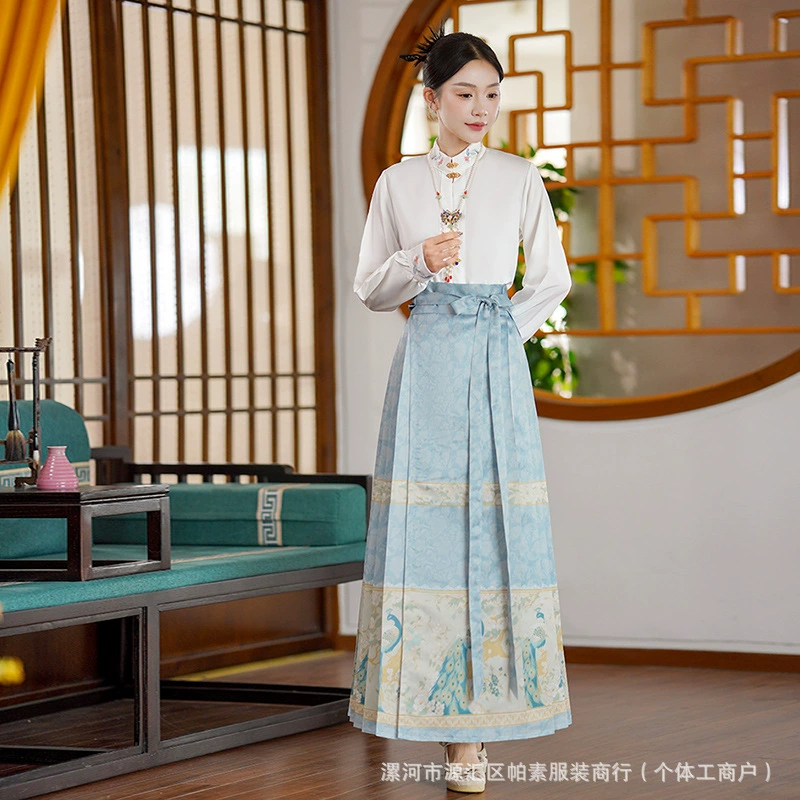 2024 Ming Hanfu Hanfu Lanminger Lanbuts Новый набор улучшенных самолетов
