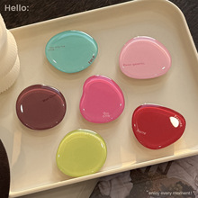 ins风简约彩色水晶支架背贴伸缩卡通多功能折叠滴胶懒人适用高级