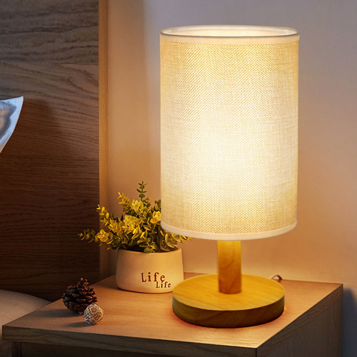 Chic Minimalist Hotel Bedroom Dorm Bedside Lamp Retro Creative LED Decor Table Lamp Wholesale Dried Flower DIY Small Lamp