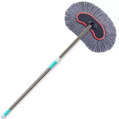 Telescopic car wash mop soft fur car mop car brush tool cleaning automotive supplies long handle car wash brush suit (Car cleaning tools) - cotton-thread-washing-brush-1
