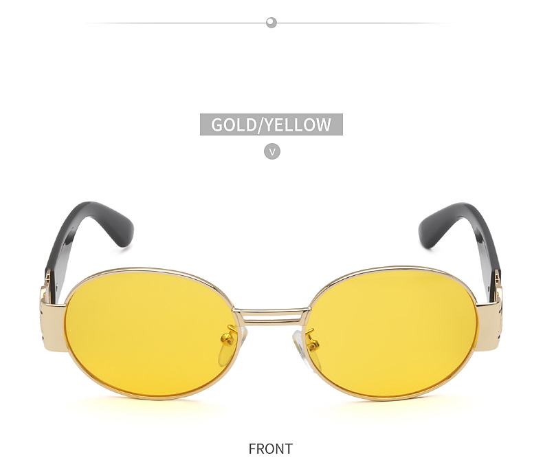 Nouveau Style De Mode Corée Lunettes De Soleil À Monture Ronde display picture 7