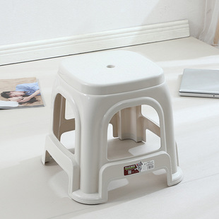Factory wholesale thickened plastic stool household living room dining room plastic stool square bench fashion simple hallway shoe changing stool