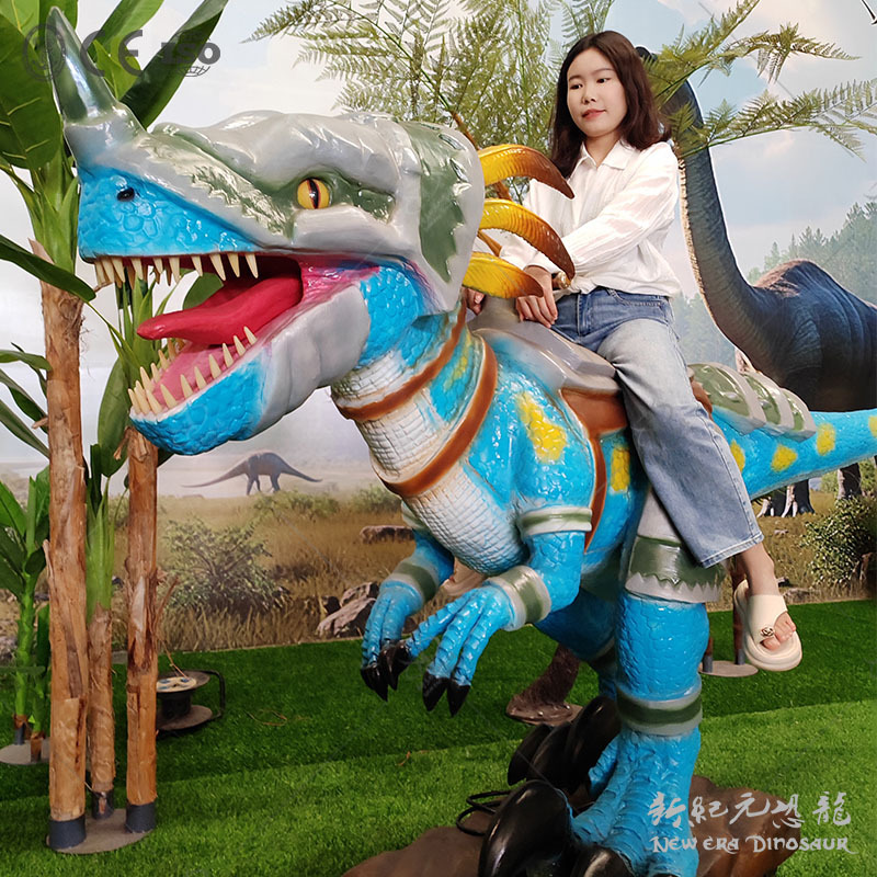 Simulación de montar dinosaurios equipos de juego para niños entretenimiento interactivo padre-hijo modelo de dinosaurio puede moverse y llamar