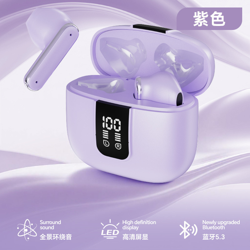 2026 nuevo Q57 auriculares de alta calidad de sonido Bluetooth Q58 verdadero inalámbrico reducción de ruido super larga duración de uso sin dolor con pantalla digital