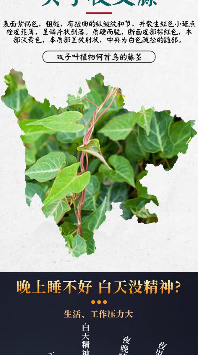 Ye Jiao Teng (Polygonum multiflorum Stem) — Dried Shou Wu Teng Vine for Herbal Tea & Decoction overview