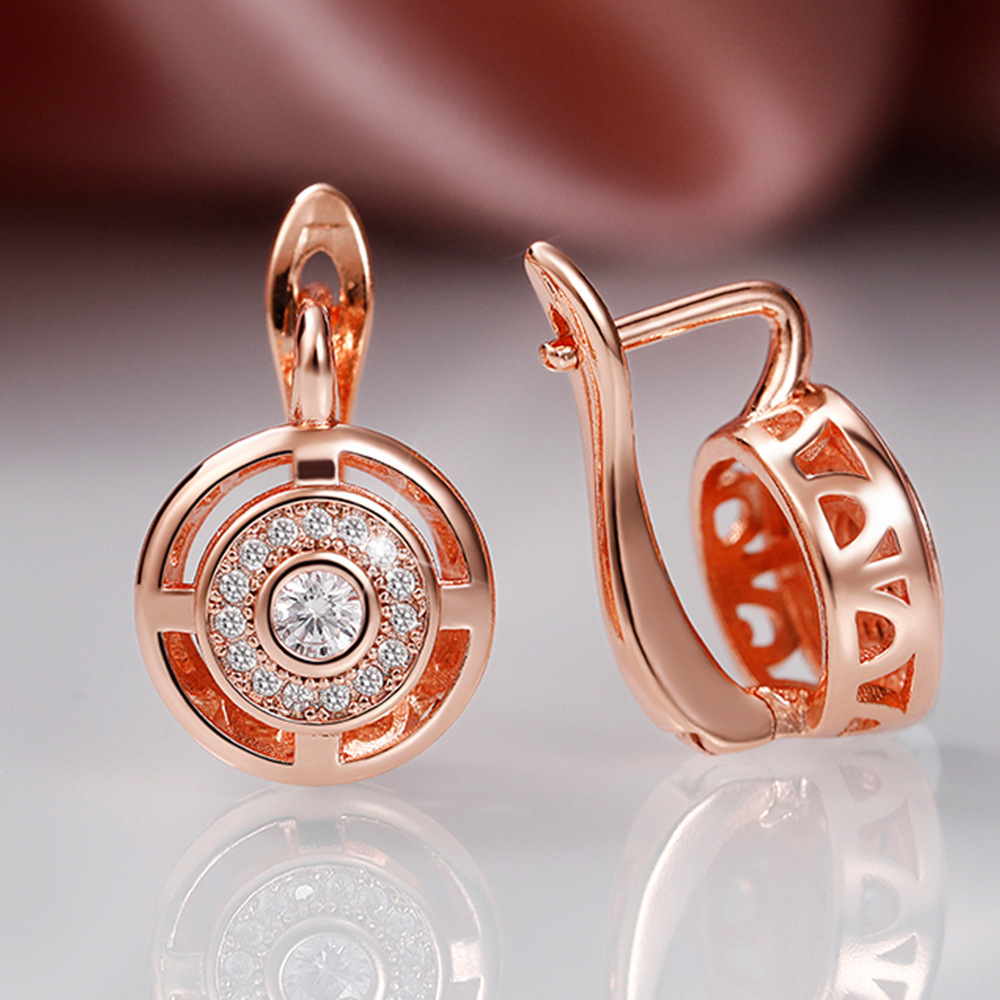 Gioielli unisex Moda moda orecchini zircone multicolore temperamento orecchini cristallo gioielli_voghion.com