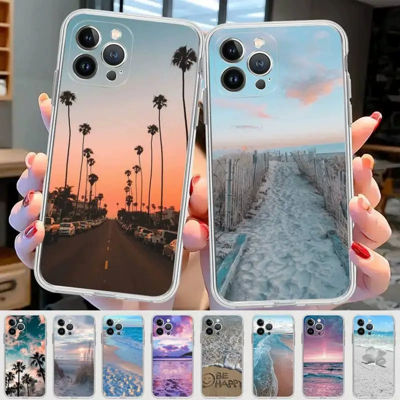 Совместимый пляжный чехол для iPhone 15