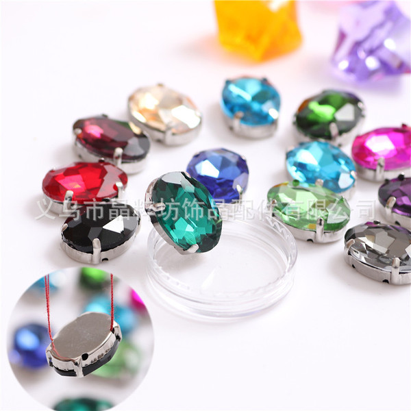 Glass crystal bracelet