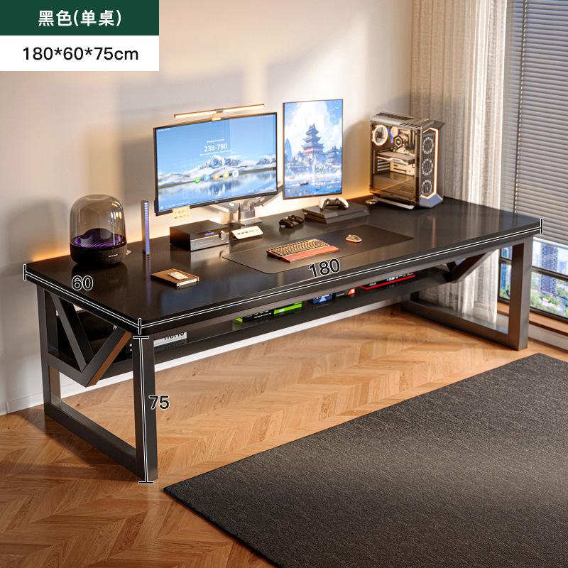 Mesa de computadora mesa de escritorio mesa doméstica mesa de trabajo dormitorio rectangular mesas de doble mesa mesa de deportes electrónicos sillas simple mesa de oficina