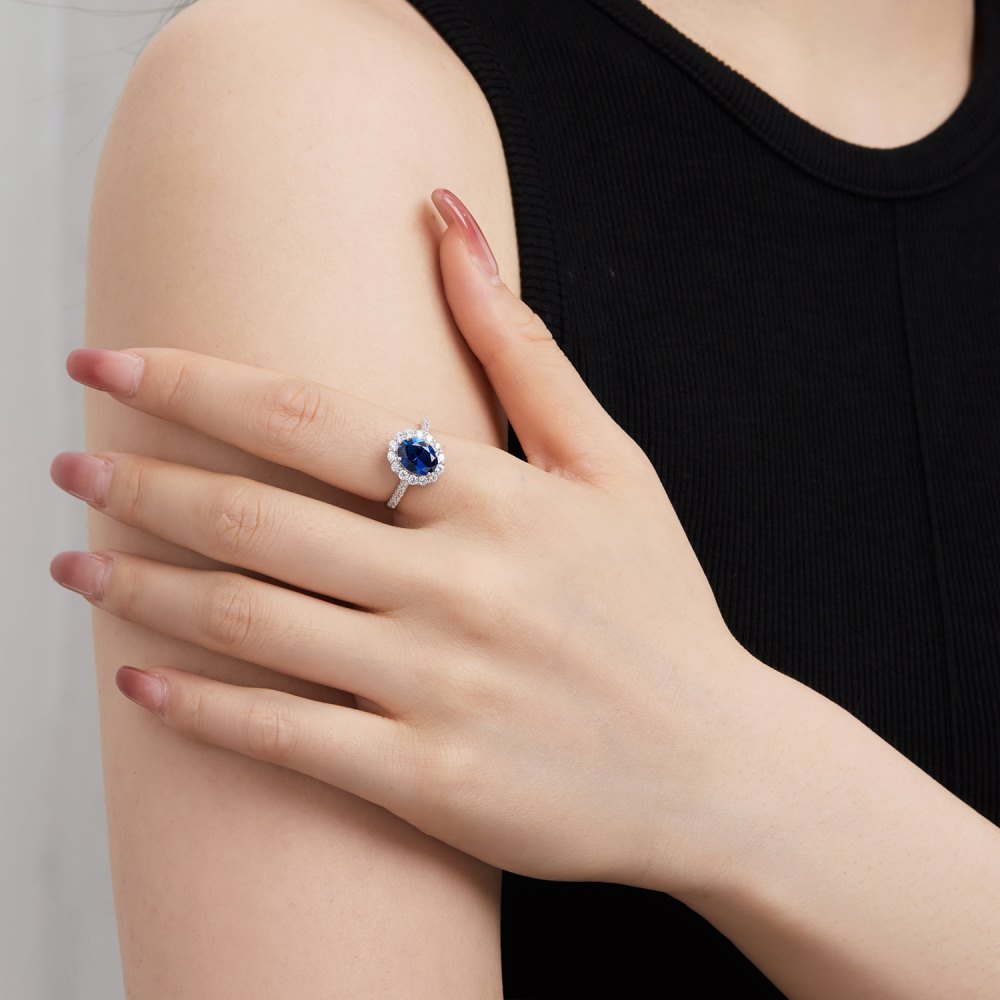 10g Weight Zircon Inlay Material Rings Classification 6, 8, 9 Ring Size 1 Piece Quantity Holiday, Daily Occasion 925 Sterling Silver Material Geometric Pattern Women's Gender Plating, Inlay Design Casual, Shiny Style 925 Sterling Silver Zircon Geometric Rings 35