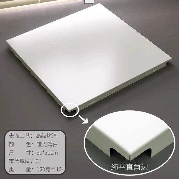 【Pure Flat 07】30*30 Matte-Warm White 150g