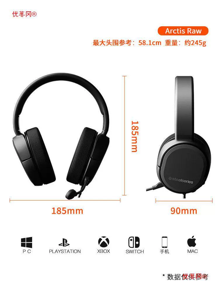 Государственный банк SteelSeries/Sai Rui ARCTIS сырой
