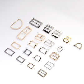 锌合金针扣三档扣青古铜金色枪色服装服饰饰品配件装饰皮袢腰带