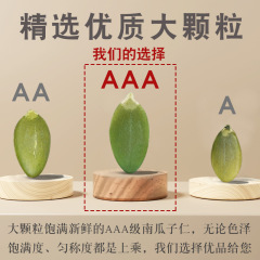 Factory Direct Sale Unshelled Raw Pumpkin Seed Kernels 500g Original Flavor Nuts New Arrival Roasted Inner Mongolian Pumpkin Seeds Loose Bulk Wholesale