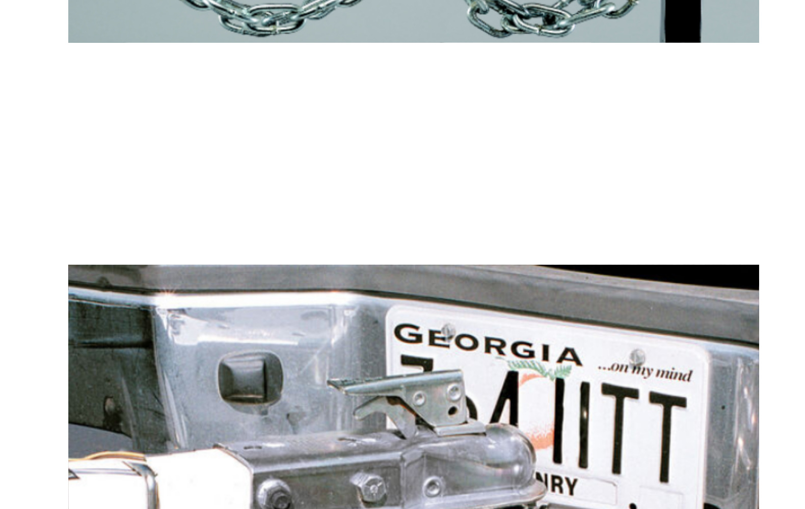 1 m long galvanized anti-off chain Trailer connector RV modification accessories tractor hook