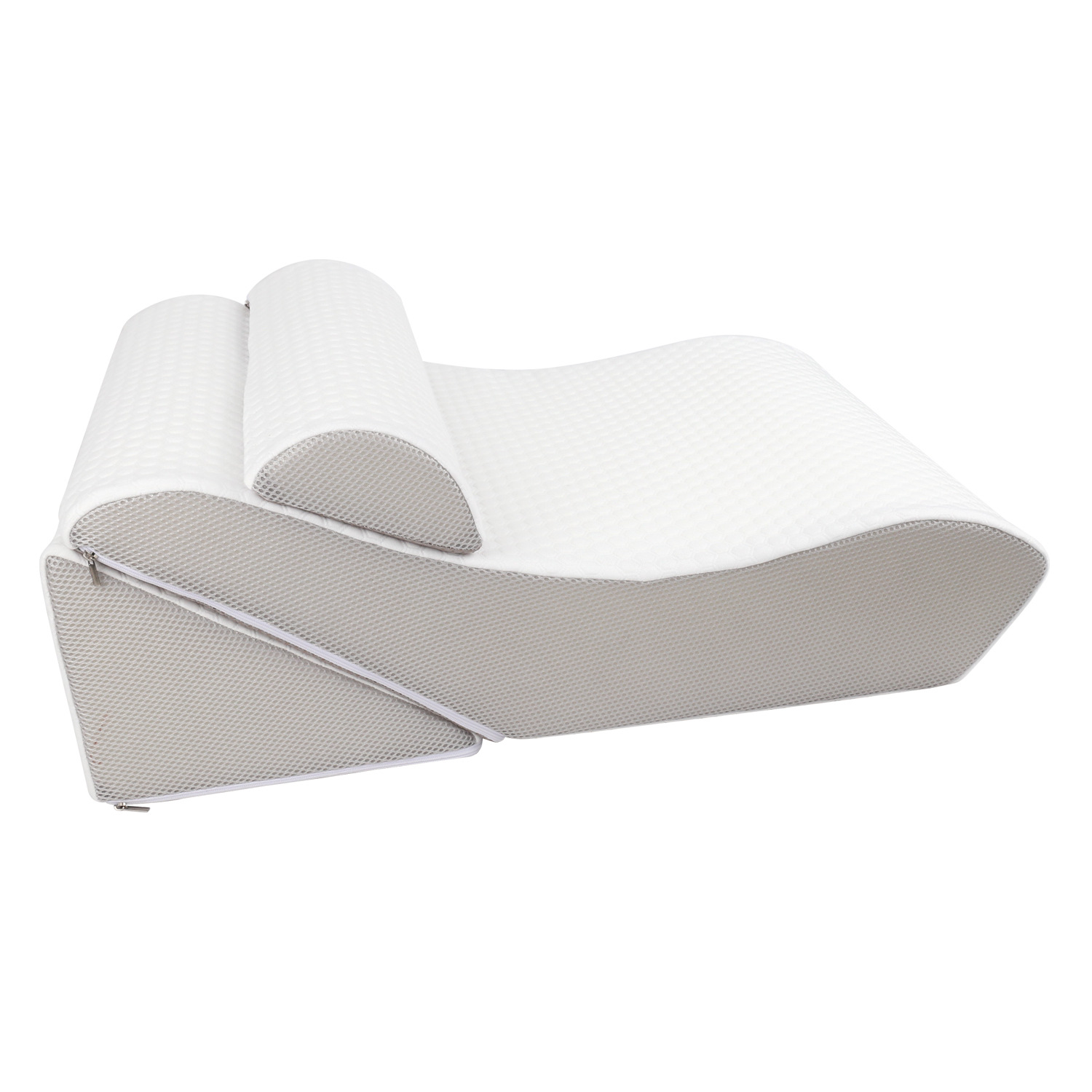 Cojín lateral de explosión transfronteriza almohada de cintura triángulo desmontable cojín de cabecera de cama esponja lentamente elástica respaldo de cintura