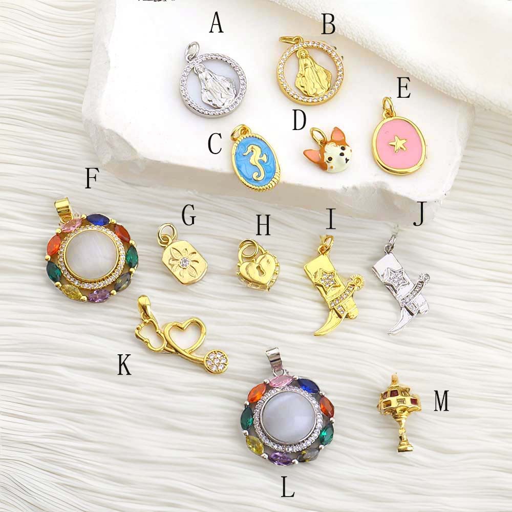 2g Weight Pendant Jewelry Making Type 18 * 23mm Jewelry Making Size Zircon Inlay Material DIY Jewelry Accessories Classification 1 Piece Quantity Copper Material Heart Shape, Boots Pattern All Seasons Season Plating Design Cute, Retro Style 1 Piece 18 * 23mm Copper Zircon Heart Shape Boots Pendant 10