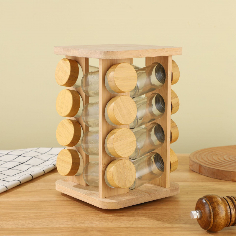 Square plate bamboo cover 16 heads