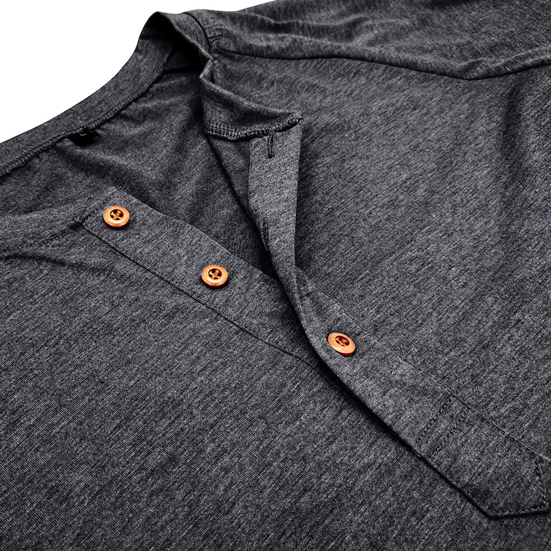 autumn and winter men's long-sleeved T-shirts, men's bottoming shirts, men's t-shirt clothing processing_voghion.com