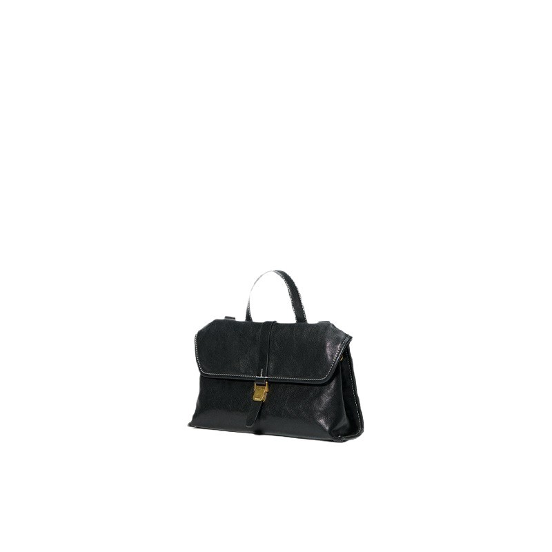 Songshan Mini Crossbody Bag Retro Versatile Casual Commuter Messenger Briefcase - Thumbnail 5