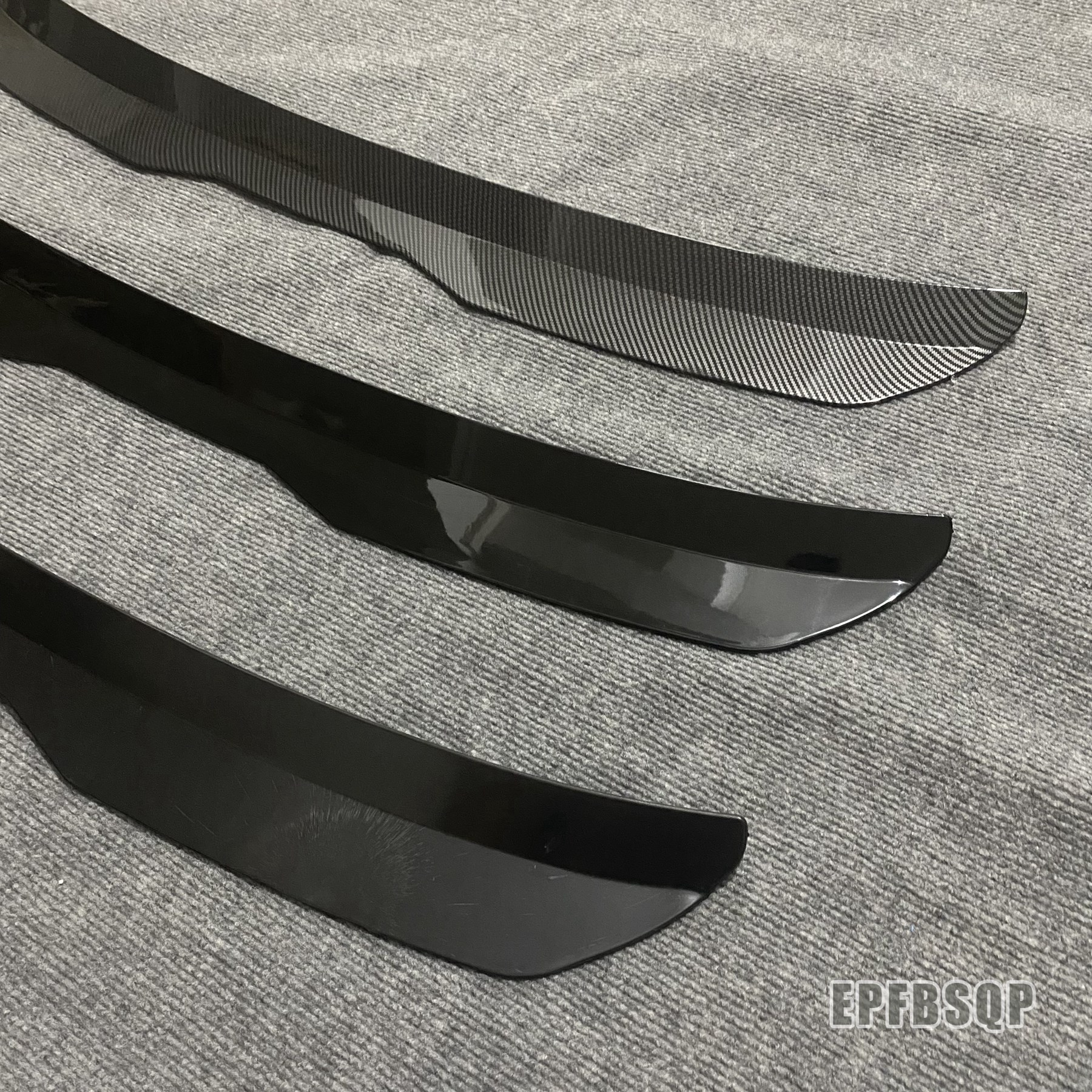 Suitable for 08-20 Hatchback Bmw 1 Series Rear Wing F20 E87 Imported 1 Series Carbon Fiber Pattern Top Wing Without Drilling