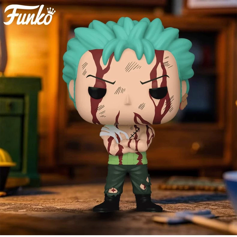 Фанко POP One Piece Пятая скорость Луфи Зоро Большой медведь One Piece Фигура Трендовый игрушечный Украшение Кукла Подарок