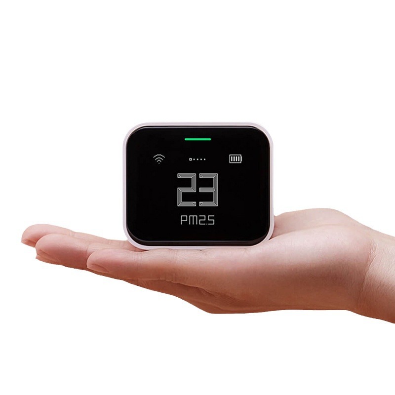 Detector de Aire Qingping LITE, Temperatura, Humedad, CO2, Dióxido de Carbono, PM2.5, Compatible con HomeKit