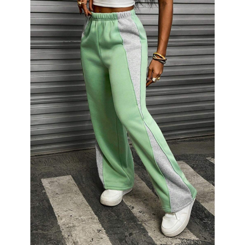 V 53811 Color Block Wide Leg Pants Pantalones de piernas anchas de color para mujeres image 1