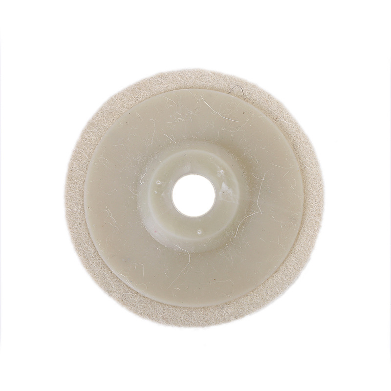 Rueda de lana rueda de pulido espejo acero inoxidable pulido de metal madera piedra amoladora angular 100*16 rueda de fieltro