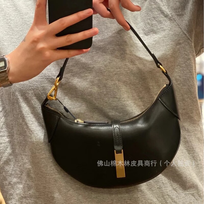 2026 Version Mini Id Underarm Bag Crescent Bag Cowhide Fashion High-End Feel Handbag Shoulder Bag for Women Cross-Border Hot Sale 2026 Version Mini Id Underarm Bag Crescent Bag Cowhide Fashion High-End Feel Handbag Shoulder Bag for Women Cross-Border Hot Sale