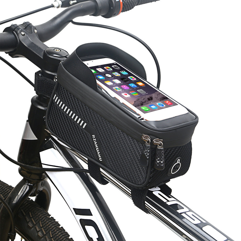 Bicycle Bag front beam car front tube head bag mobile phone bag mountain road bike riding accessories
