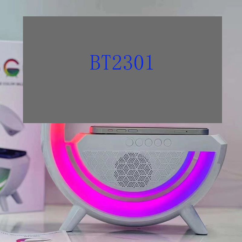 Explosiva transfronteriza G altavoz Bluetooth luz nocturna cargador inalámbrico multifunción atmósfera inteligente luz nocturna regalo creativo
