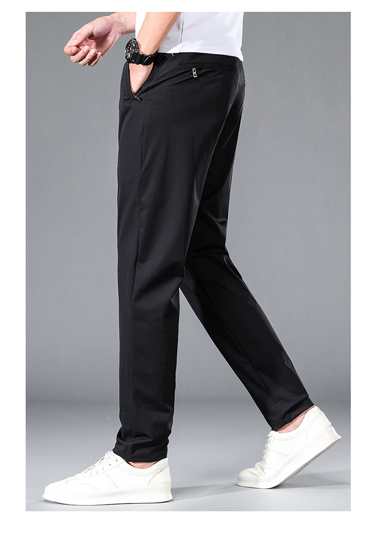Herren Eisseide Hose Locker Und Atmungsaktiv Casual Freizeithose_voghion.com