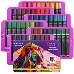 Cross-border new product 180-color oil-based colored pencil set, art set drawing pencils, direct sale from the manufacturer