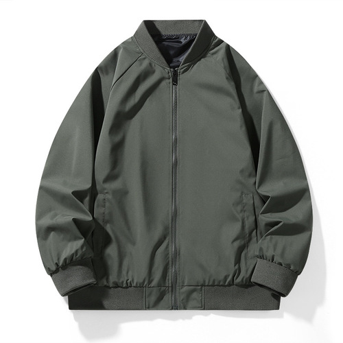 Men's Baseball Jacket Spring and Autumn Versatile Streetwear Hooded Jacket Unisex Casual Upright Collar Men's Outerwear Cross-border Public Version Wholesale