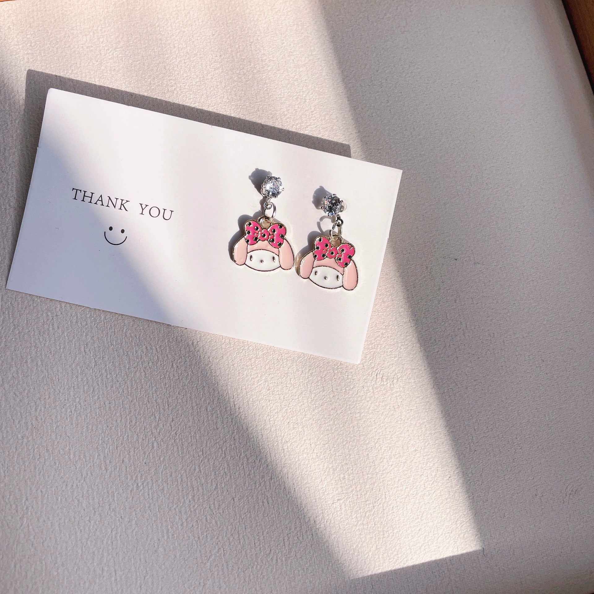 Мультяшные милые серьги, серебряный штифт, серебро 925
